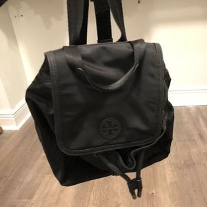 Tory Burch Nylon Black mini backpack